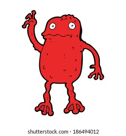 cartoon poisonous frog