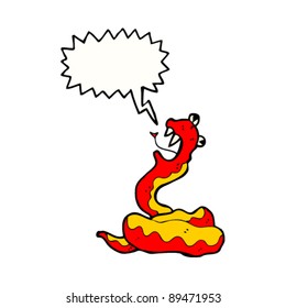 cartoon poisonous hissing snake cartoon