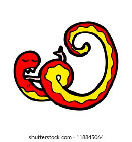 cartoon poisonous snake