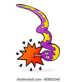 cartoon poisonous snake