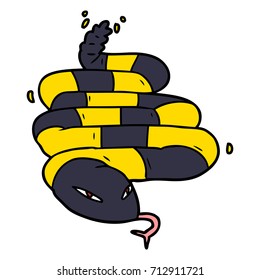 cartoon poisonous snake