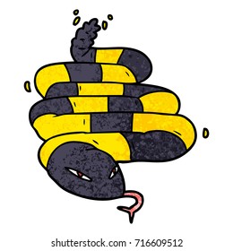cartoon poisonous snake