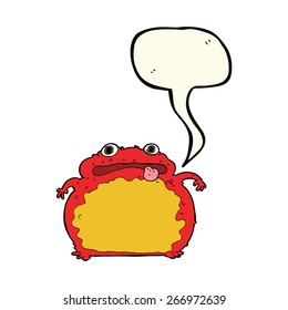 cartoon poisonous toad