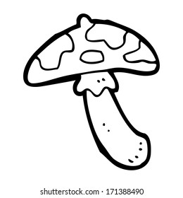 cartoon poisonous toadstool