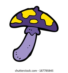 cartoon poisonous toadstool