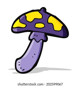 cartoon poisonous toadstool
