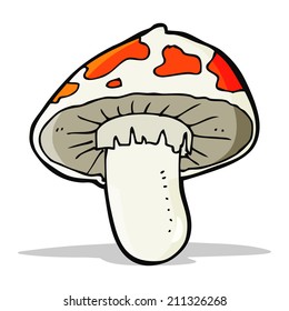 cartoon poisonous toadstool