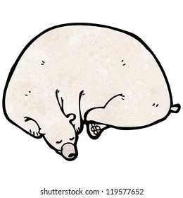 oso polar de caricatura