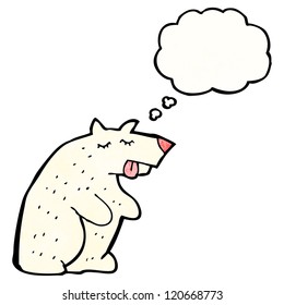 cartoon polar bear