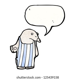 cartoon polar bear
