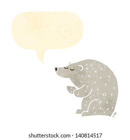 cartoon polar bear