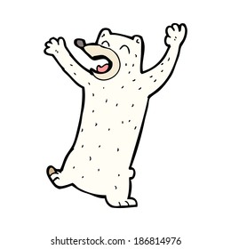 cartoon polar bear