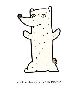 Cartoon-Eisbär