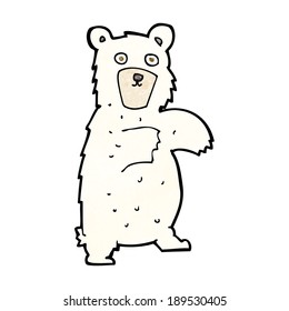 cartoon polar bear