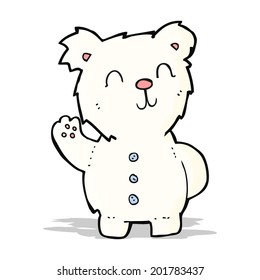 oso polar de caricatura