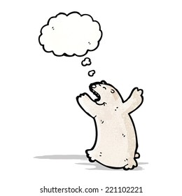 cartoon polar bear
