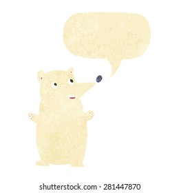 cartoon polar bear