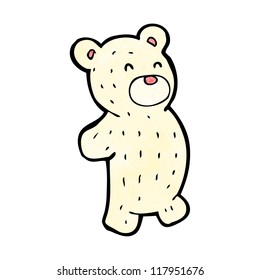 cachorro de oso polar de dibujos animados