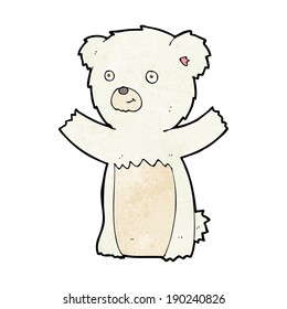 cartoon polar bear cub