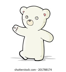 cartoon polar bear cub