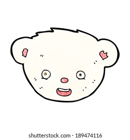 caricatura de oso polar