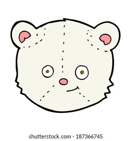 cartoon polar bear head