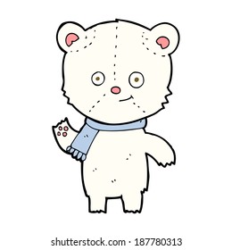 ondear oso polar de dibujos animados