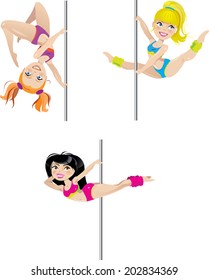 Pole dance Vector & Graphics to Download