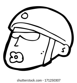 cartoon policeman head