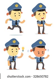 Cartoon Policemen