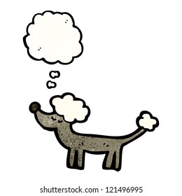 cartoon poodle