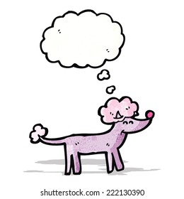 cartoon poodle