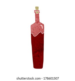 cartoon posh bottle