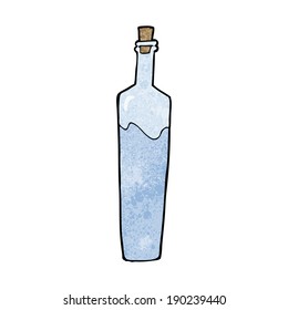 cartoon posh bottle