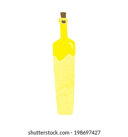 Cartoon-Poseflasche