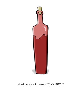 botella de caricatura posh