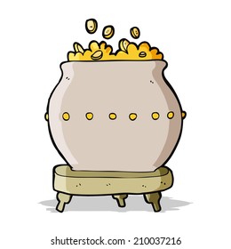 cartoon pot of gold