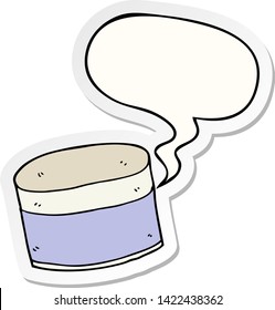 cartoon pot with speech bubble sticker