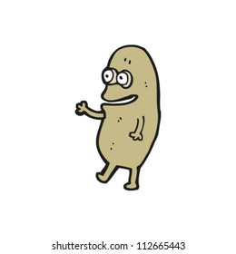 hombre de papa de dibujos animados