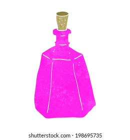 cartoon potion bottle