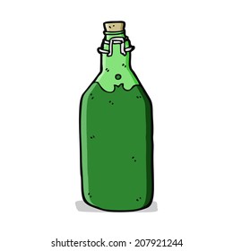 cartoon potion bottle