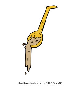 cartoon pouring gravy
