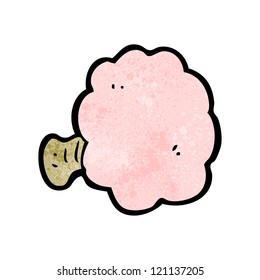 cartoon powder puff