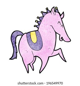 caballo de baile de dibujos animados