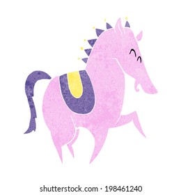 cartoon prancing horse