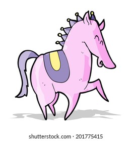caballo de baile de dibujos animados
