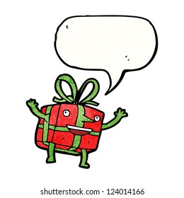 cartoon present