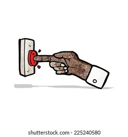 cartoon pressing button