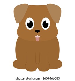 Cartoon of a pretty doggy - Vector illustration design