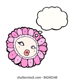 cartoon pretty flower